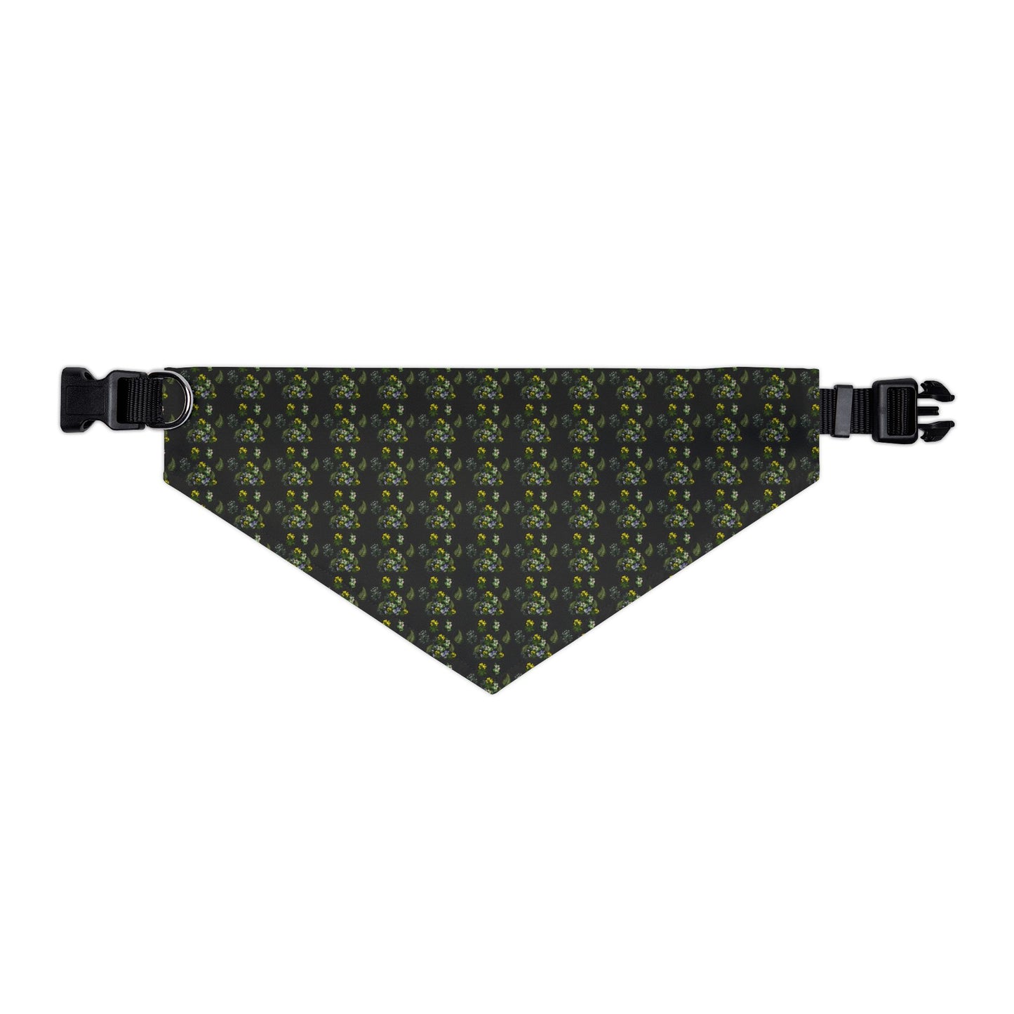 Wildflowers Dog Bandana Collar – Adjustable and Stylish Pet Bandana for Dogs and Cats, Comfortable and Durable Dog Scarf, Trendy Pet Neckwear for Small, Medium and Large Breeds