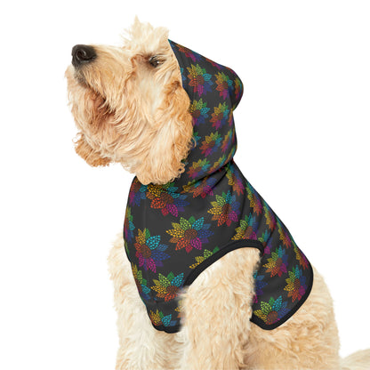 Rainbow Floral Dog Hoodie