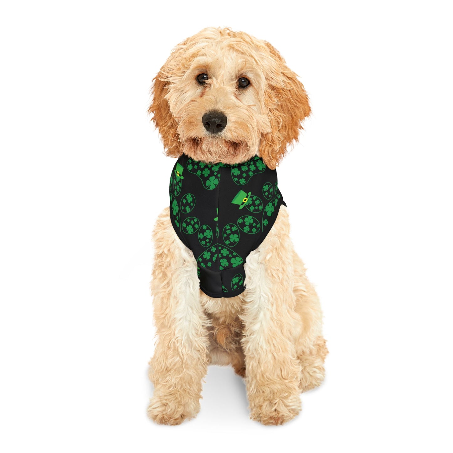 Lucky Leprechaun Dog Hoodie – St. Patrick’s Day Pet Sweatshirt | Cozy Green Dog Outfit for Small & Large Dogs