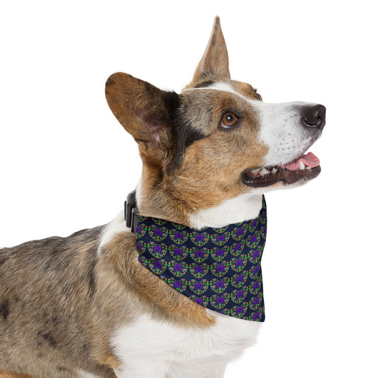 Adjustable black dog collar