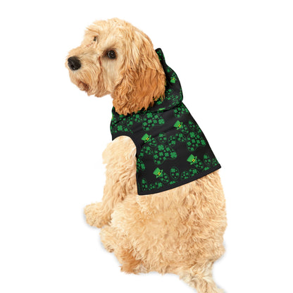 Lucky Leprechaun Dog Hoodie – St. Patrick’s Day Pet Sweatshirt | Cozy Green Dog Outfit for Small & Large Dogs
