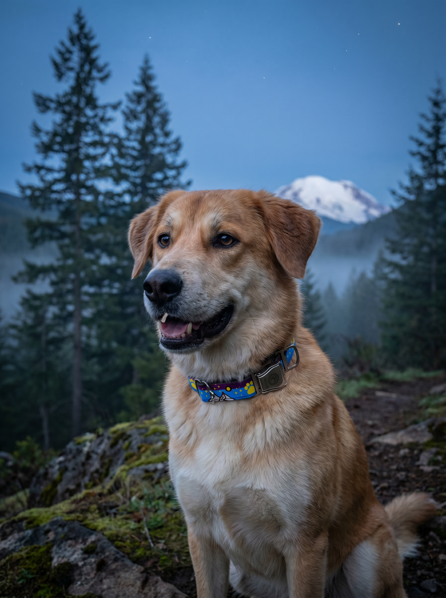 Cascadian Paws Adventure Dog Collar — Recycled, Made by Cycle Dog in Portland