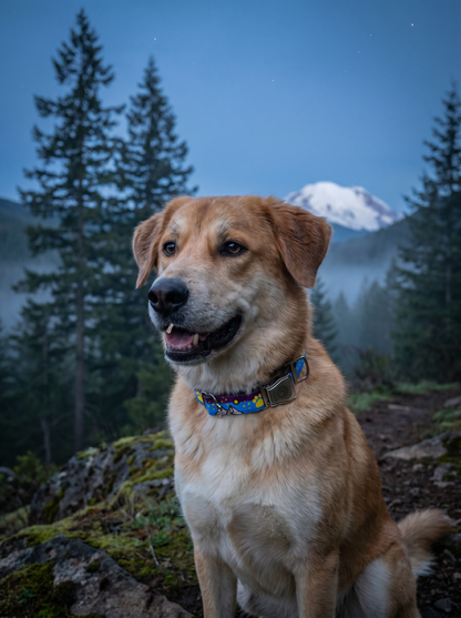 Cascadian Paws Adventure Dog Collar — Recycled, Made by Cycle Dog in Portland