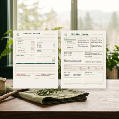 Daily Nutrition Field Card