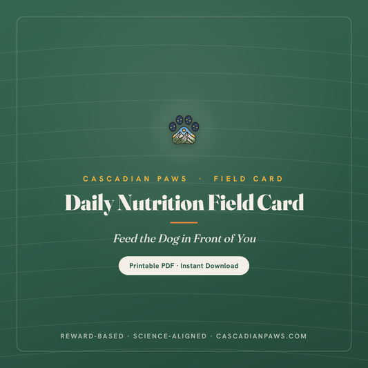 Daily Nutrition Field Card